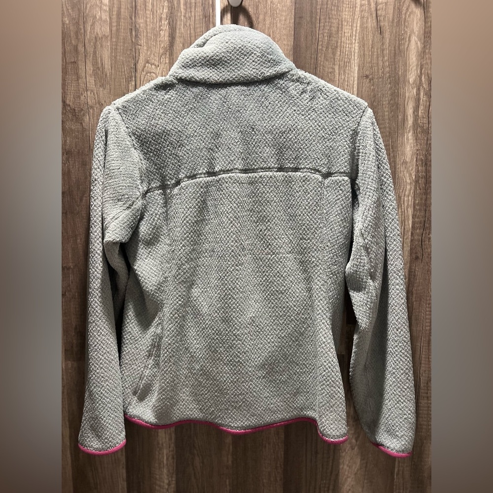 Patagonia Women's Fleece Retool Snap-T
Pullover Gray Pink Size Small 
 EUC - Picture 3 of 5